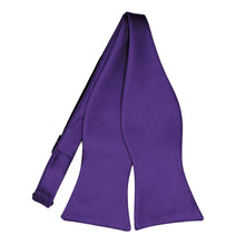 Load image into Gallery viewer, Dark Purple Self-Tie Bow Tie