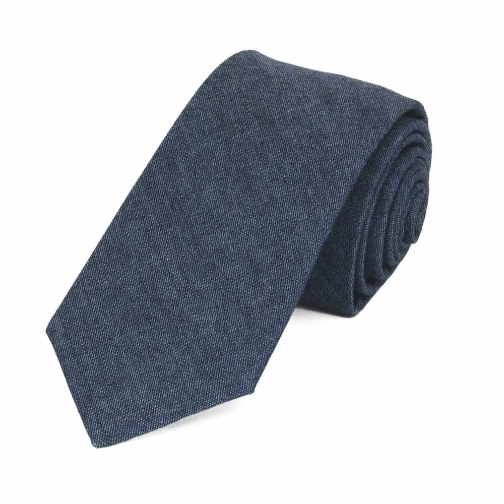 Denim Slim Necktie, 2.5