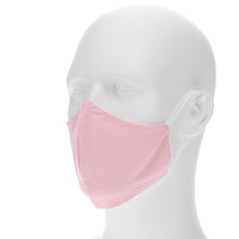 Load image into Gallery viewer, Dusty pink face mask on a mannequin with filter pocket