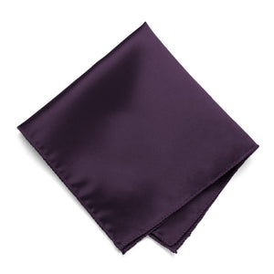 Eggplant Purple Solid Color Pocket Square