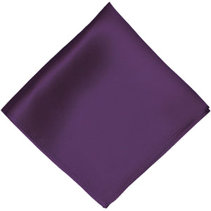 Eggplant Purple Silk Pocket Square