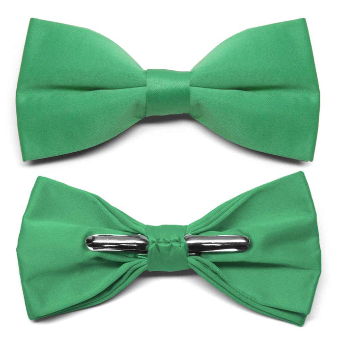 Emerald Green Clip-On Bow Tie