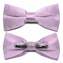 Load image into Gallery viewer, English Lavender Clip-On Bow Tie