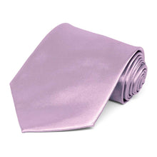 Load image into Gallery viewer, English Lavender Solid Color Necktie