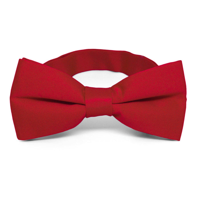 Festive Red Band Collar Bow Tie
