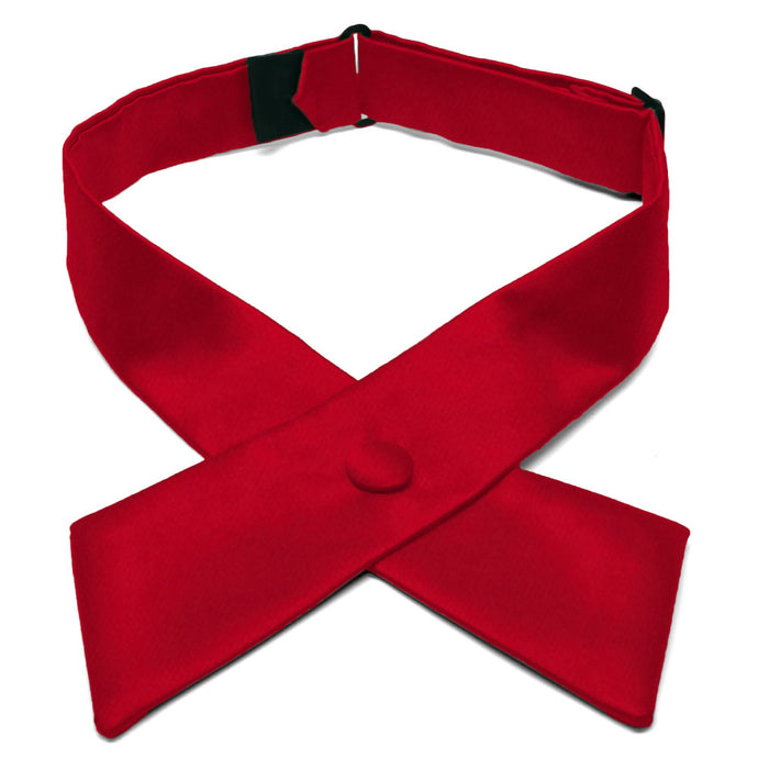 Festive Red Crossover Tie