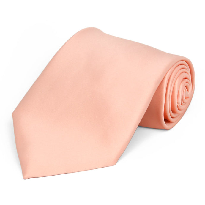 Flamingo Premium Extra Long Solid Color Necktie