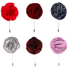 Load image into Gallery viewer, 6-pack flower lapel pins