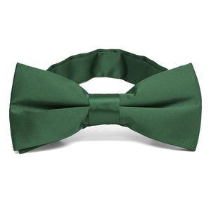 Forest Green Band Collar Bow Tie