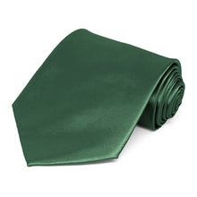 Load image into Gallery viewer, Forest Green Solid Color Necktie