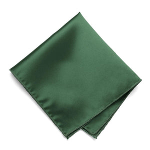 Forest Green Solid Color Pocket Square