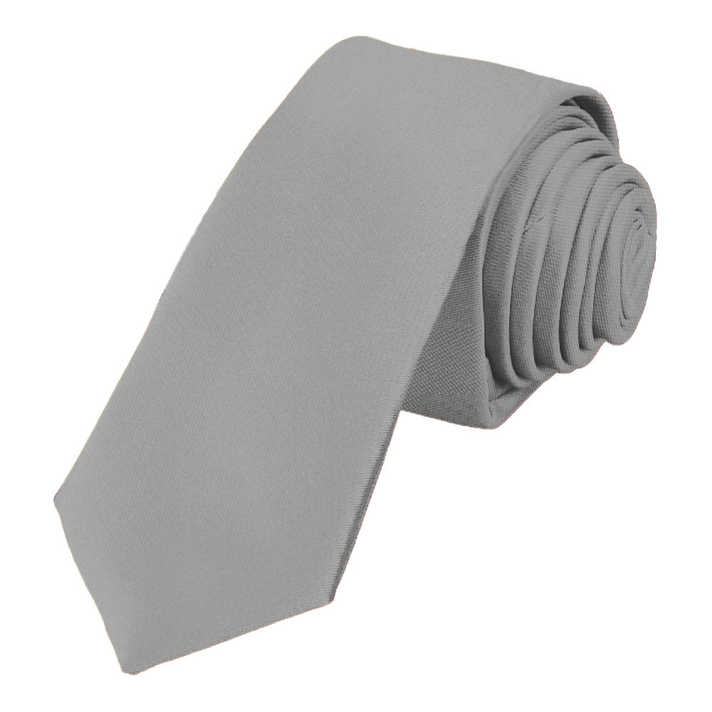 Fossil Gray Skinny Necktie, 2