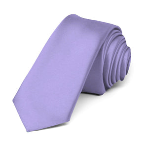 Freesia Premium Skinny Necktie, 2" Width