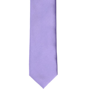 Front flat view of a freesia slim tie