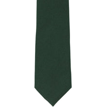 Load image into Gallery viewer, Front view hunter green matte uniform tie