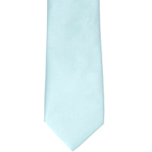 Load image into Gallery viewer, Light blue solid tie, front bottom view