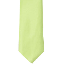 Load image into Gallery viewer, Front bottom view of a lime green tie