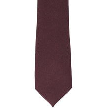 Load image into Gallery viewer, Front view men&#39;s matte uniform tie in maroon