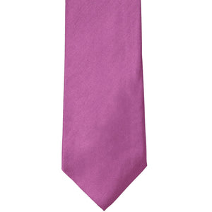 Bottom front view orchid solid tie