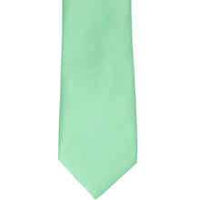 Load image into Gallery viewer, Front view seafoam solid staff tie