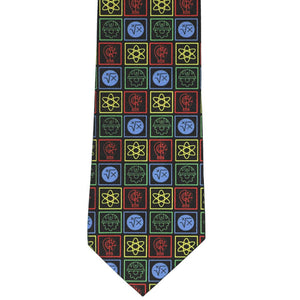 Front view stem themed novelty tie