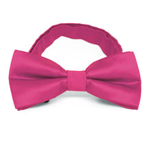 Load image into Gallery viewer, Fuchsia Band Collar Bow Tie