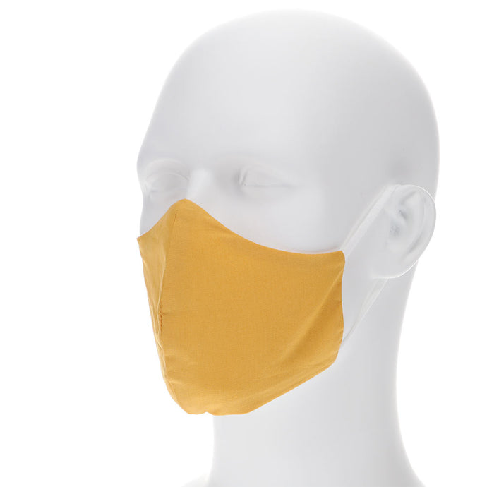 Gold bar face mask on a mannequin with filter pocket