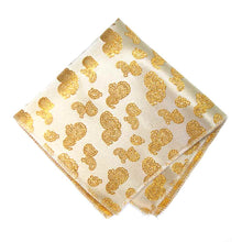 Load image into Gallery viewer, Gold Ivanhoe Paisley Pocket Square