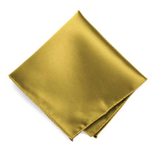 Load image into Gallery viewer, Gold Solid Color Pocket Square
