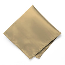 Load image into Gallery viewer, Golden Champagne Premium Pocket Square