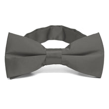 Load image into Gallery viewer, Graphite Gray Band Collar Bow Tie