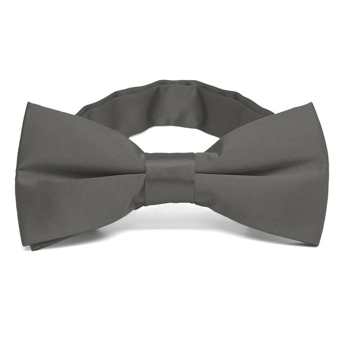 Graphite Gray Band Collar Bow Tie