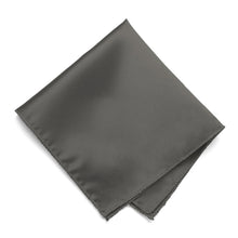 Load image into Gallery viewer, Graphite Gray Solid Color Pocket Square
