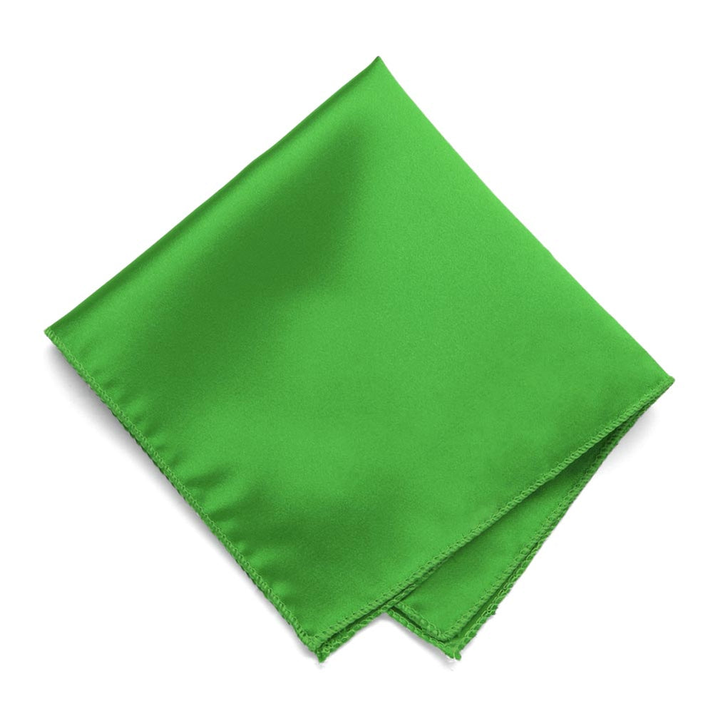 Grass Green Solid Color Pocket Square