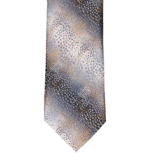 Load image into Gallery viewer, Front view of a gray dotted pattern tie
