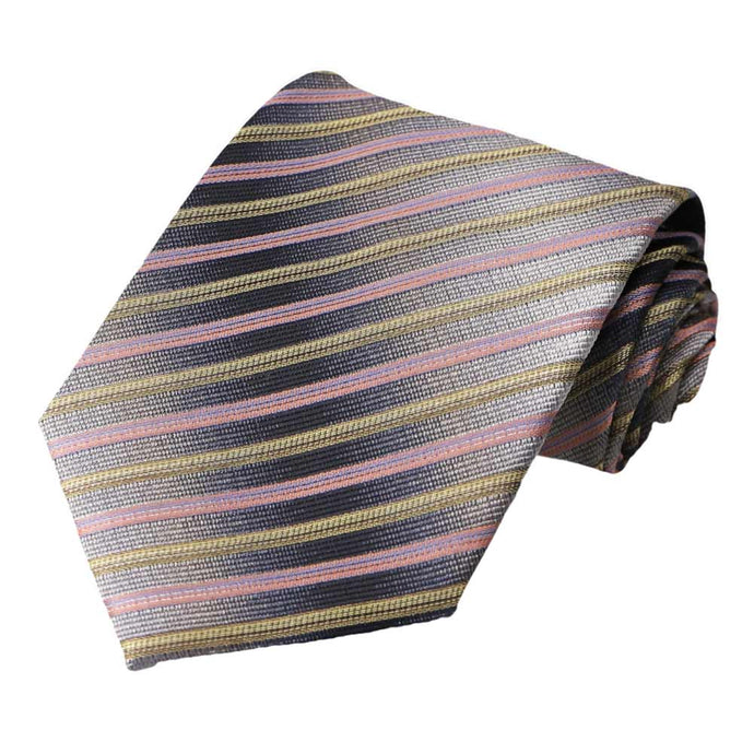 Pink Champagne Whitney Striped Necktie