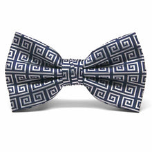 Load image into Gallery viewer, Greek Key Bow Tie