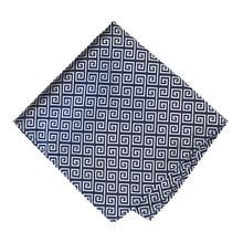 Load image into Gallery viewer, Greek Key Pocket Square