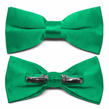 Load image into Gallery viewer, Green Clip-On Bow Tie