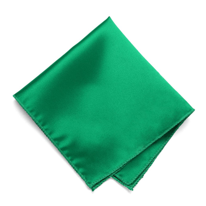 Green Solid Color Pocket Square