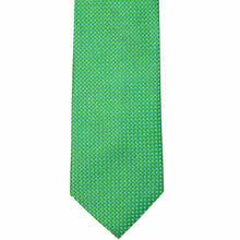Load image into Gallery viewer, Front view of a green textured pattern tie