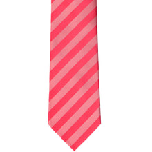 Load image into Gallery viewer, Front view guava textured striped tie