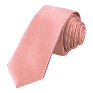 Hazy Rose Skinny Necktie, 2" Width