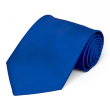 Load image into Gallery viewer, Horizon Blue Premium Extra Long Solid Color Necktie