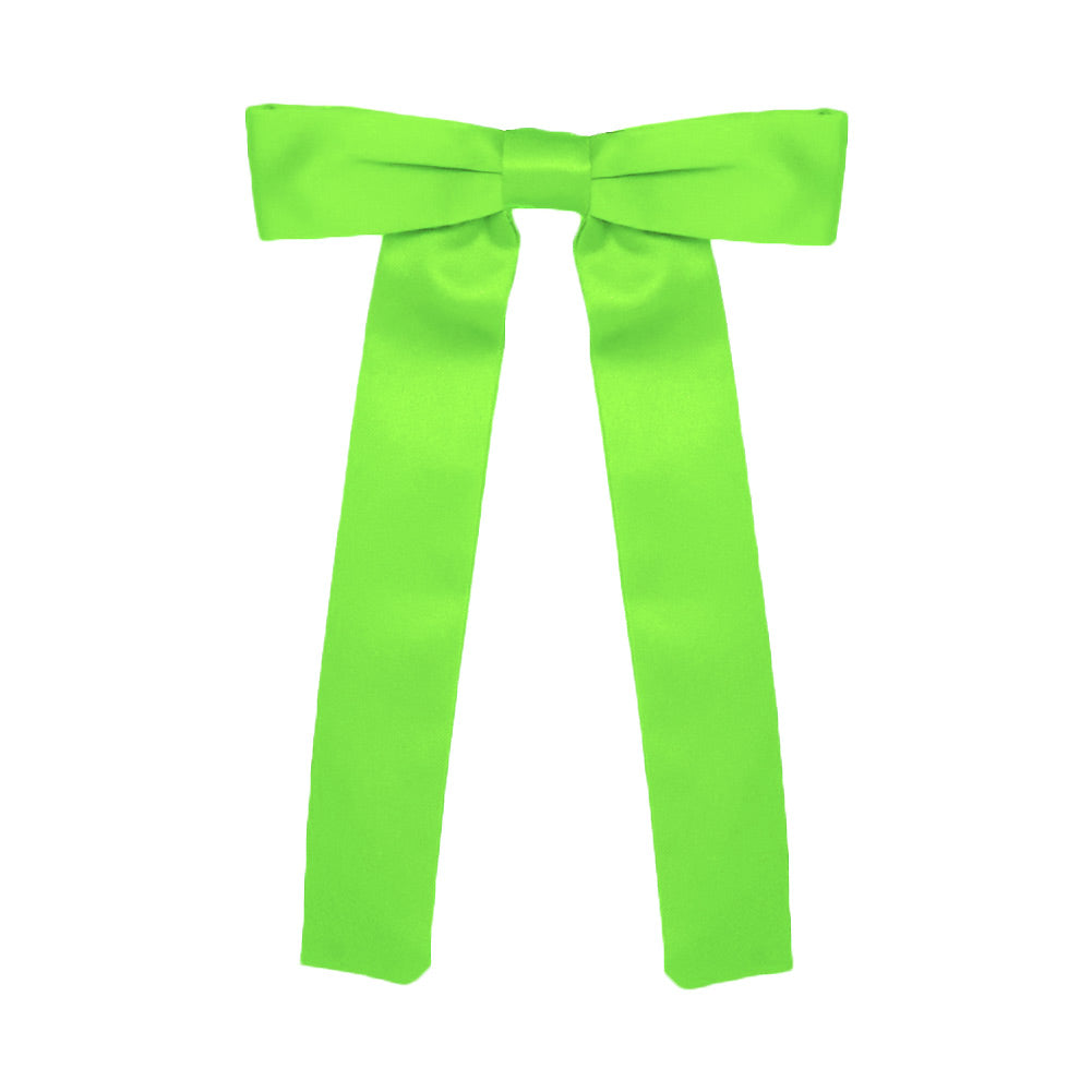 Lime Green Sheer Ribbon Wide