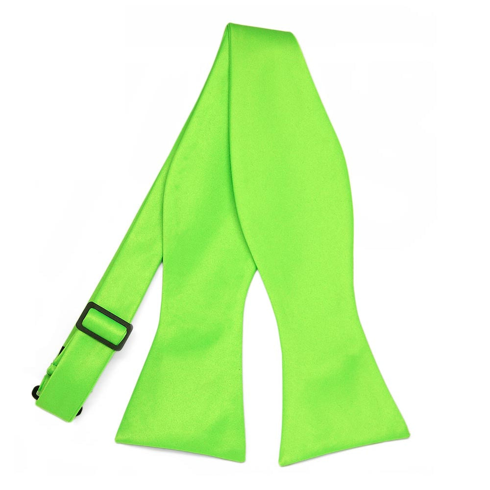 Hot Lime Green Self-Tie Bow Tie