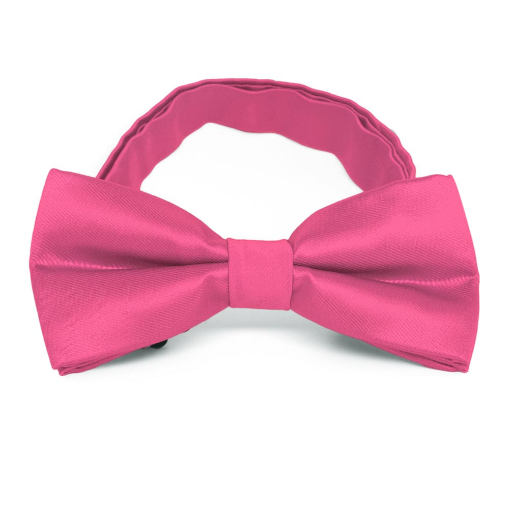 Hot Pink Band Collar Bow Tie