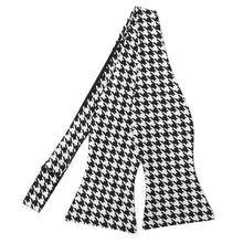 Load image into Gallery viewer, Houndstooth Self-Tie Bow Tie