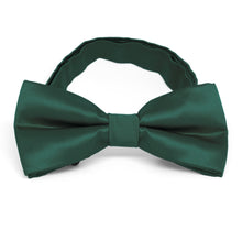 Load image into Gallery viewer, Hunter Green Band Collar Bow Tie