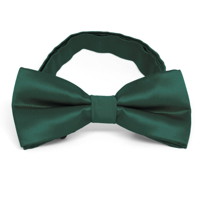 Hunter Green Band Collar Bow Tie